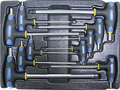 Набор Т-образных шестгранных ключей с пластиковой рукояткой 10пр. в ложементе в Хабаровске