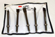 Комплект длинных зубил для пневматического молотка (JAH-6833H), 5 предметов в Хабаровске